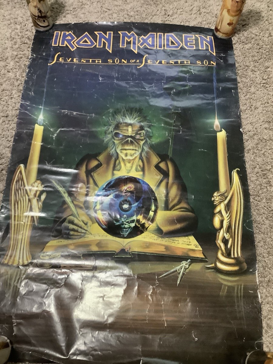 IRON MAIDEN アイアンメイデン 第七の予言 ポスター Amazon.com: Iron