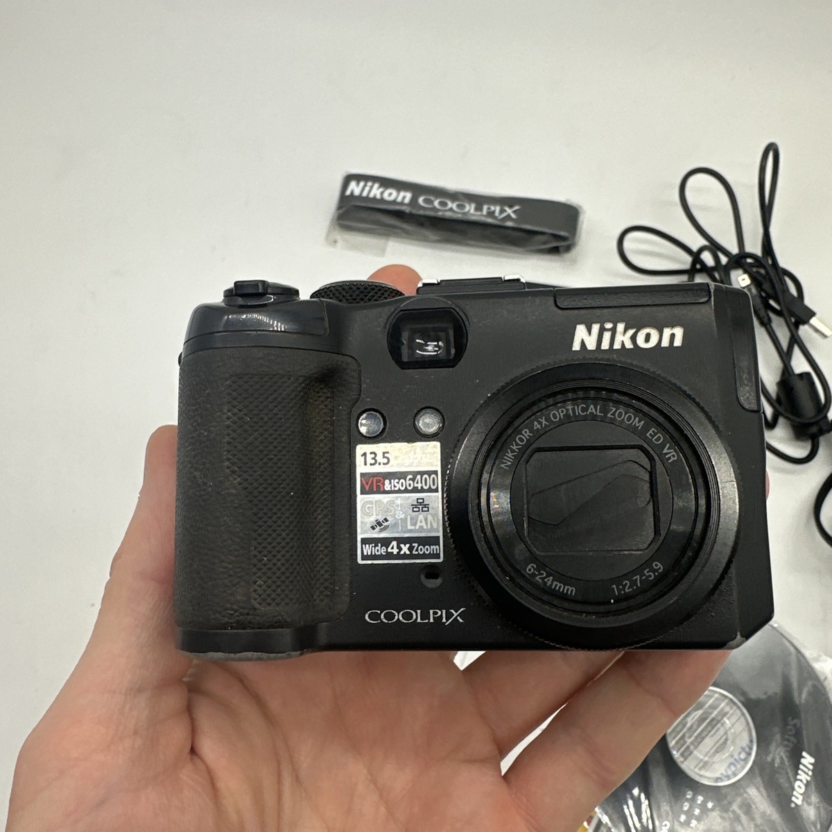 Nikon COOLPIX P6000 コンパクトデジタルカメラ 動作品 Nikon Coolpix