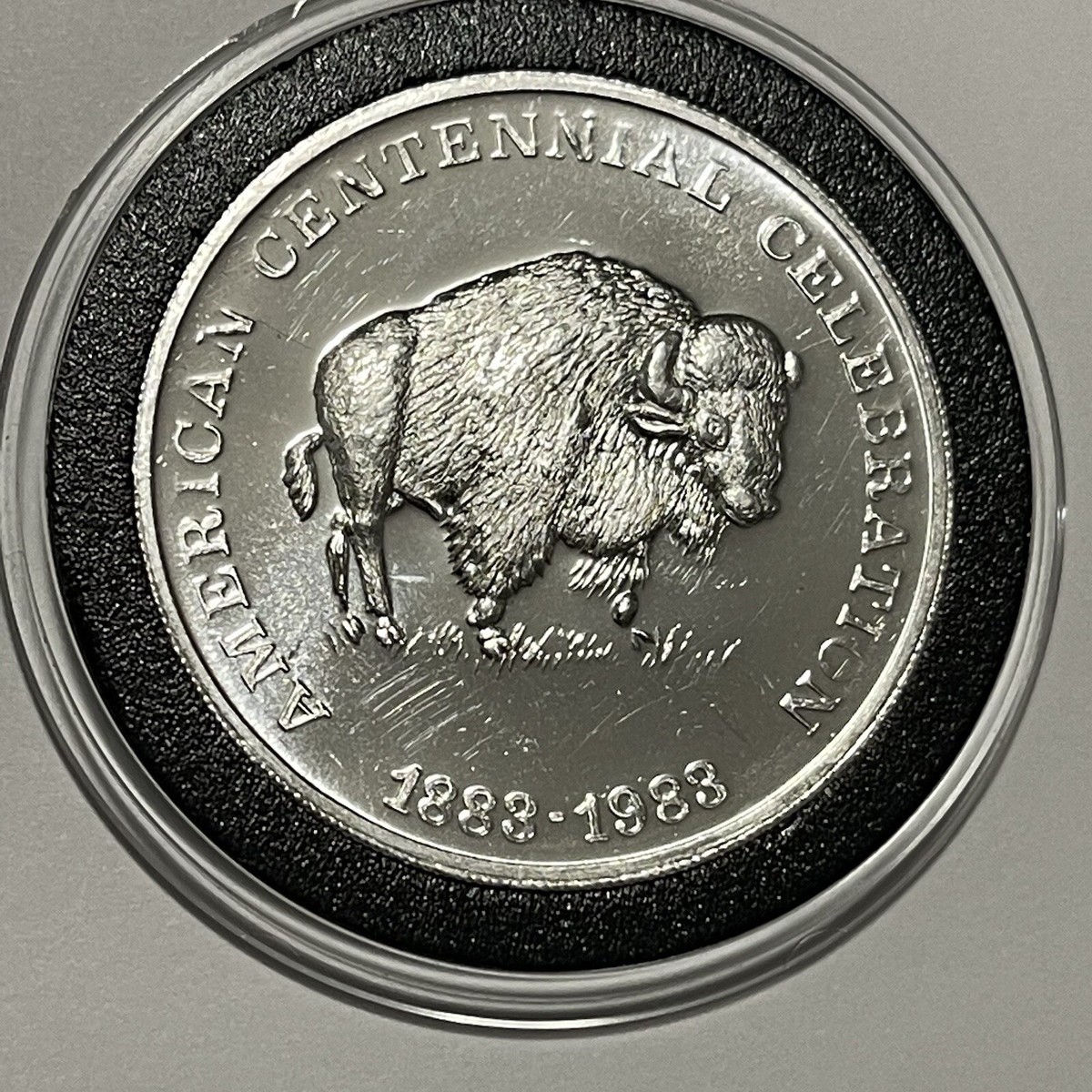 1983 Buffalo American Centennial Rare Coin 1 Troy Oz .999 Fine