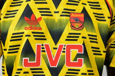 GUNNERS Bruised Banana REMAKE 1991-93 adidas Arsenal Away Shirt