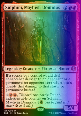 MTG Solphim, Mayhem Dominus (150/530) Phyrexia All Will Be One NM