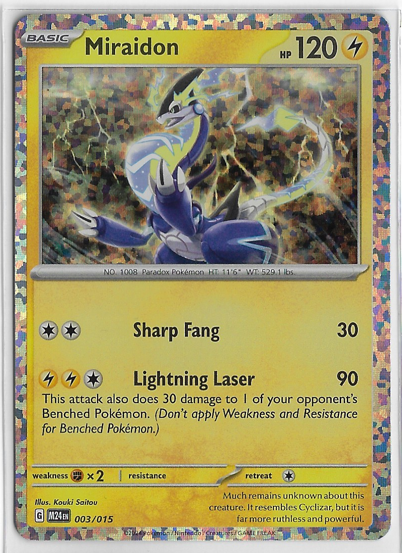 POKEMON Scarlet & Violet Base NM McDonald's *2024* RARE Holo PROMO