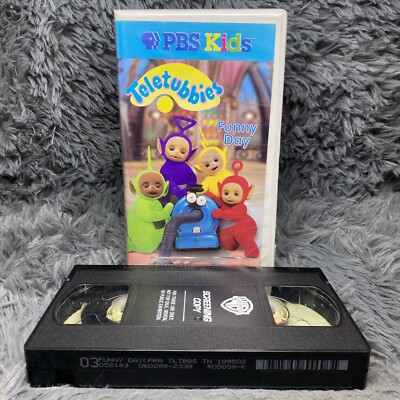 Teletubbies - Funny Day VHS Tape 1999 PBS Kids Children's