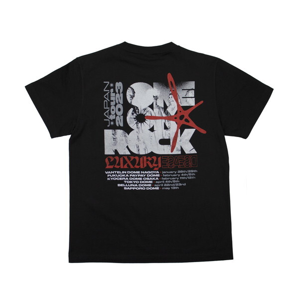 ONE OK ROCK 2023 LUXURY DISEASE JAPAN TOUR Official T-shirt Type-A