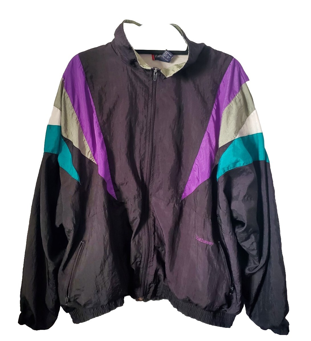 everyone nylon silk oversized harrington