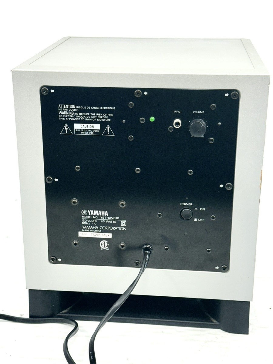 ディスカウント 【】YAMAHA サブウーファー(1本) YST-SW010B YAMAHA