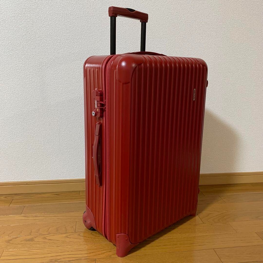 RIMOWA Salsa Red 63L TSA Compatible Suitcase Carry Bag Business