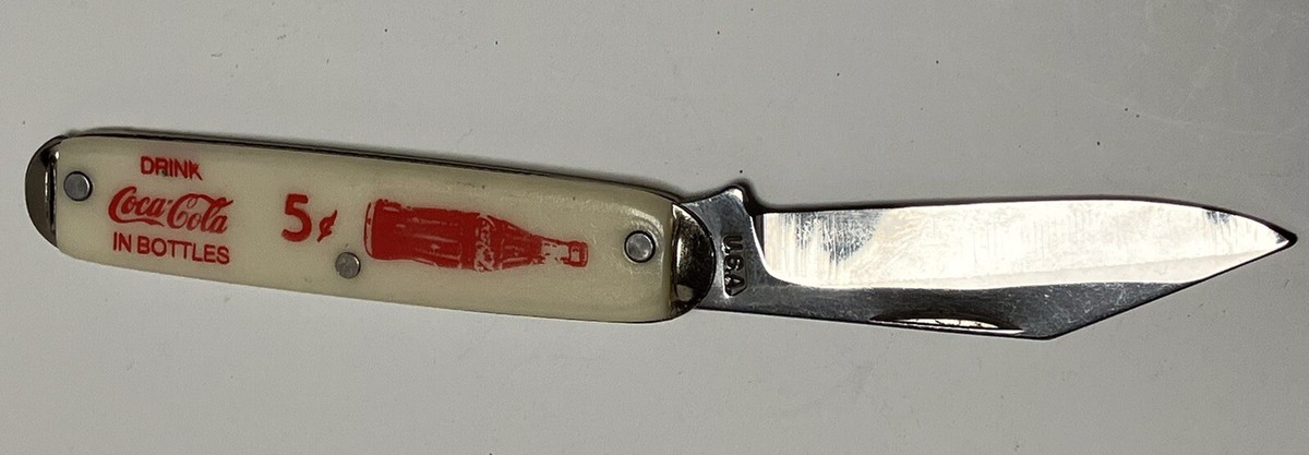 Coca-Cola ナイフコレクション(額装) NM VINTAGE USA COCA-COLA COKE