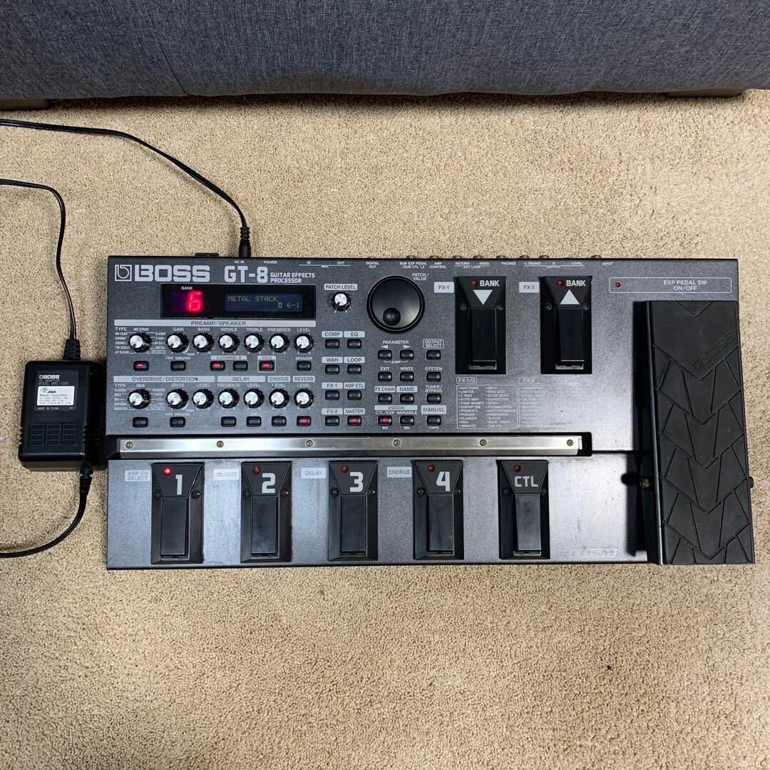 BOSS GT-8 Guitar Effects Processor Multi Guitar effect pedal | eBay