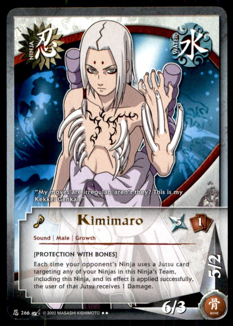 Naruto CCG Kimimaro #266 Rare Near Mint | eBay