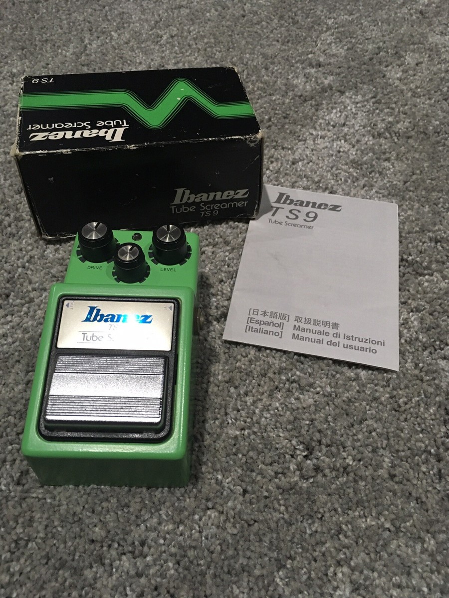 VINTAGE IBANEZ 1981 TS-9 TUBE SCREAMER PEDAL w/HIGHLY SOUGHT AFTER