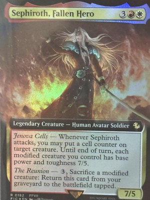 堕ちた英雄、セフィロス フランス語版 拡張foil 堕ちた英雄セフィロス