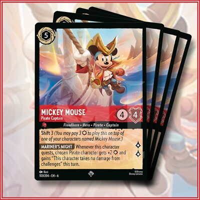 MICKEY MOUSE リーグプロモ psa10 【ロルカナ/Lorcana】 PSA 10