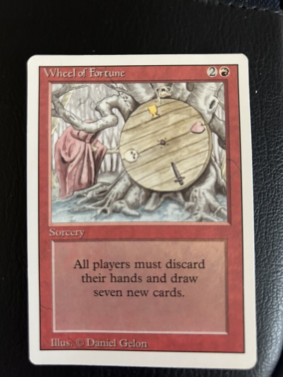 MTG wheel of fortune 英語 1枚 Magic The Gathering MTG Card Wheel