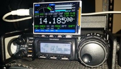 外部カラー液晶ディスプレイ FT857、FT897用 外部カラー液晶