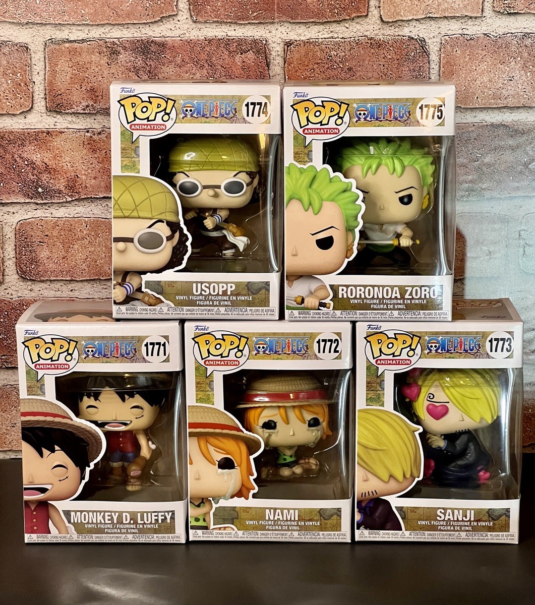 Funko Pop! One Piece (2024) Vinyl Figures set of five #1771-1775