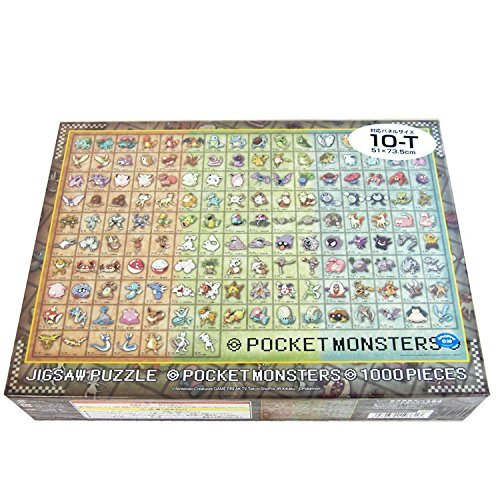 Pokemon Pokédex No.001~151 1000 Piece Jigsaw Puzzle Ensky 1000T-31