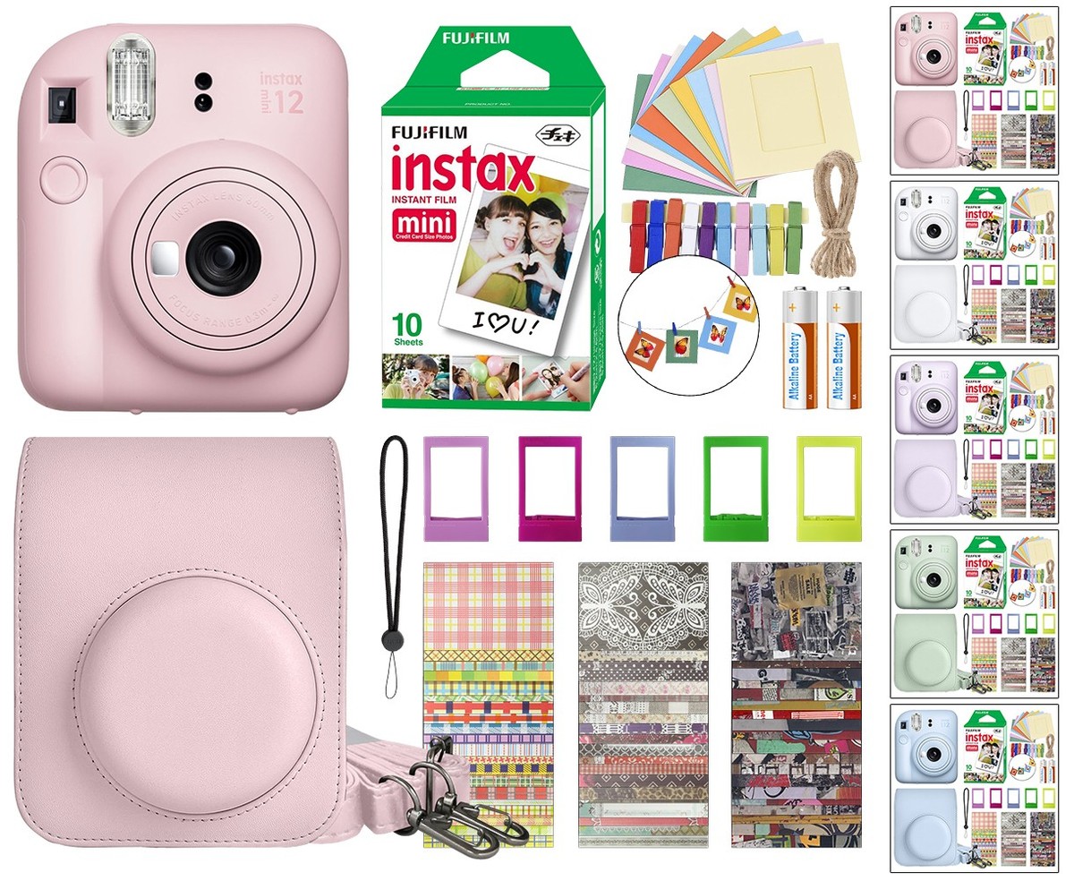Fujifilm Instax Mini 12 Instant Camera with 10 Film + Accessory