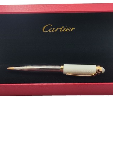CARTIER Santos DE Cartier OP000184 Silver Screw thread Ballpoint