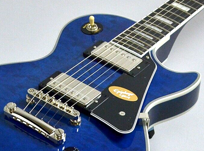 Epiphone Les Paul Custom Quilt Viper Blue Japan Limited model