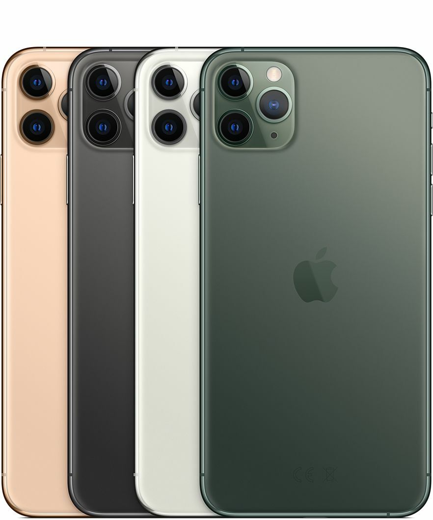 Apple iPhone 11 Pro Max - 64GB 256GB 512GB - All Colors - Very