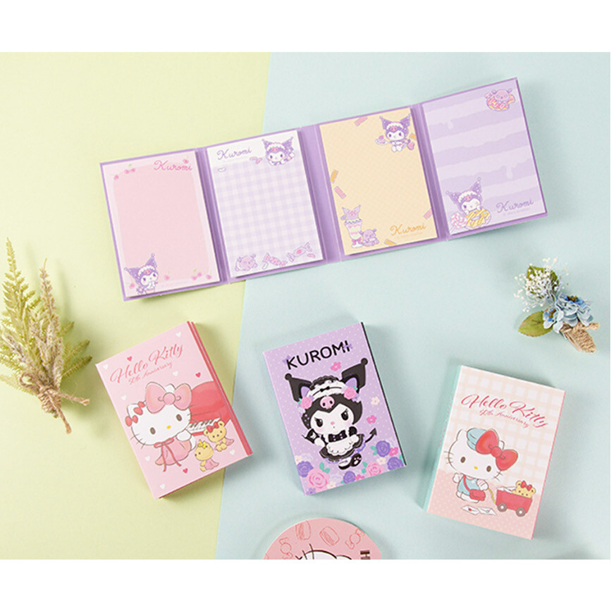Sanrio Hello Kitty Korumi Note Memo Pad Folding Book List Message