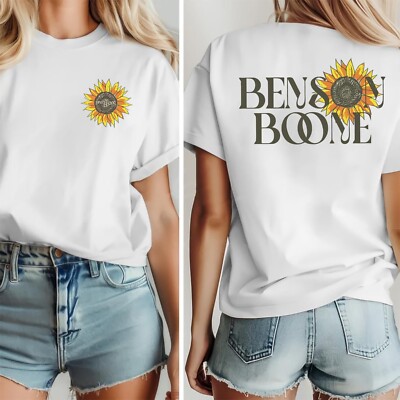 Benson Boone American Heart Tour 2025 Double Sided T-shirt, Gift