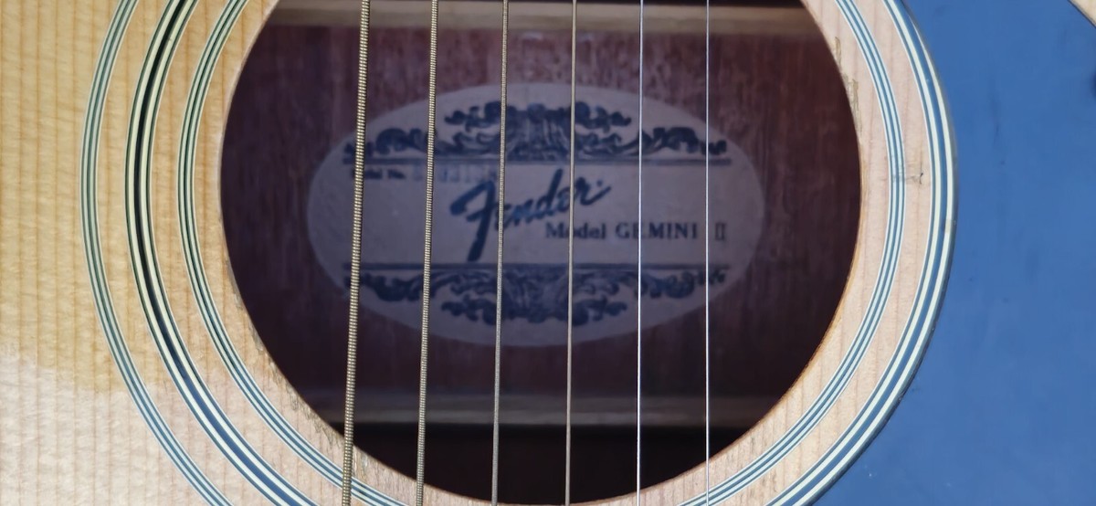 Fender Gemini 2 II Rare Acoustic Guitar | eBay