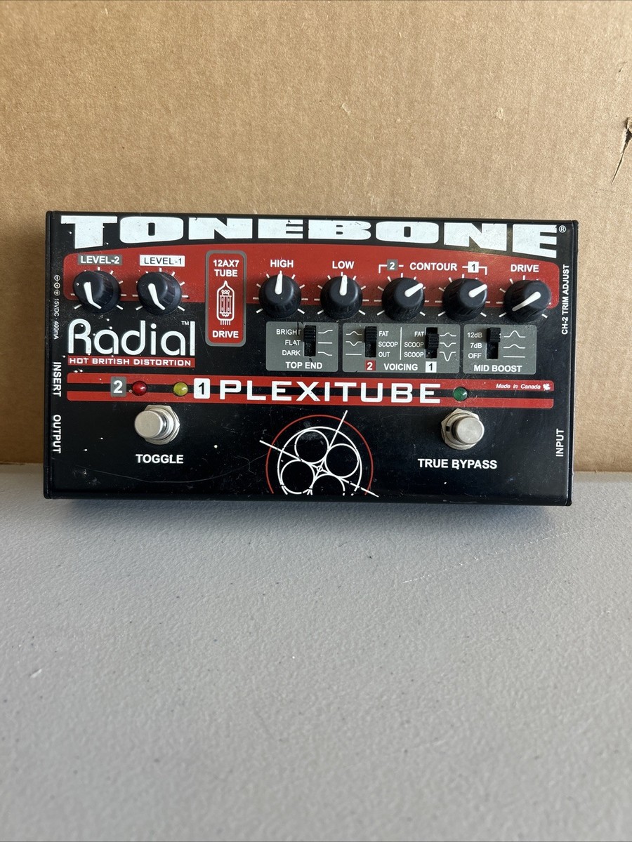 RADIAL TONEBONE PLEXITUBE DISTORTION PEDAL UNTESTED Sold Asis No