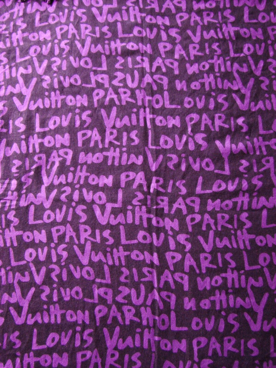 Louis Vuitton x Stephen Sprouse Purple / Magenta Graffiti Print