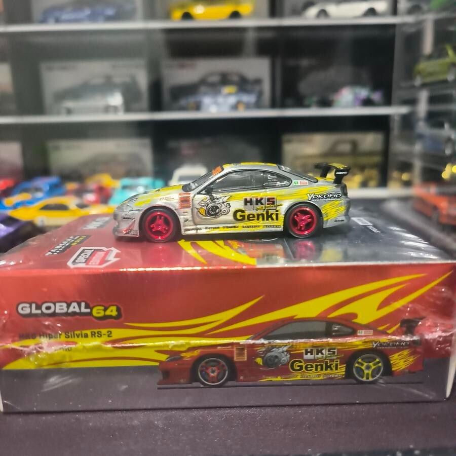 CHASE Tarmac Works - Nissan HKS Genki Hiper Silvia S15 RS-2 Red