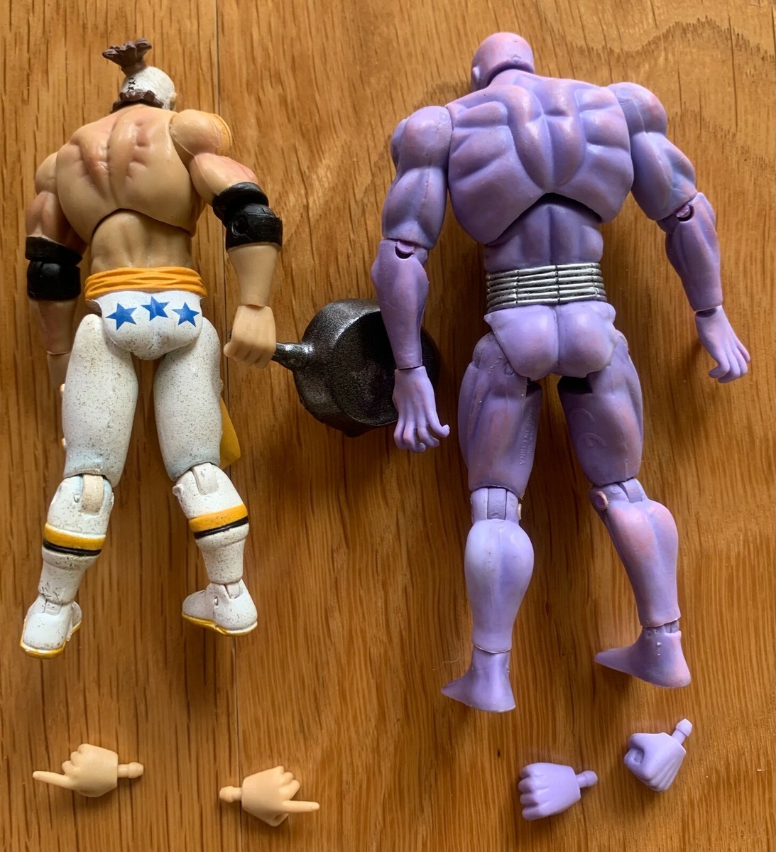 Super Street Fighter IV El Fuerte Vs Seth 3.75” Action Figures
