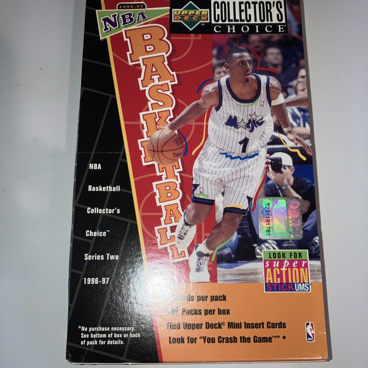1996-97 Collector's Choice Series 2 Basketball Cards Factory Box
