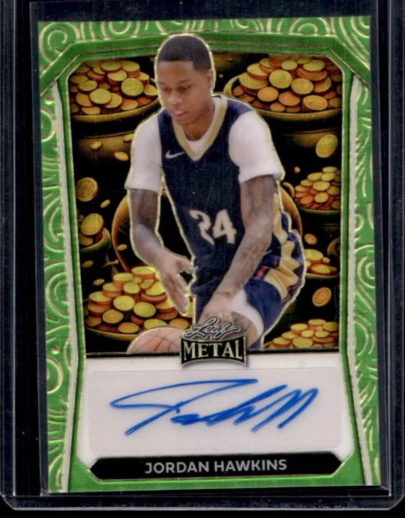 Jordan Hawkins 他 leaf NBA auto 自筆 /7シリ Jordan Hawkins 他 leaf