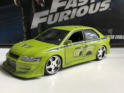 ミニカー FAST&FURIOUS Lancer vs Camaro Brian's Mitsubishi Lancer