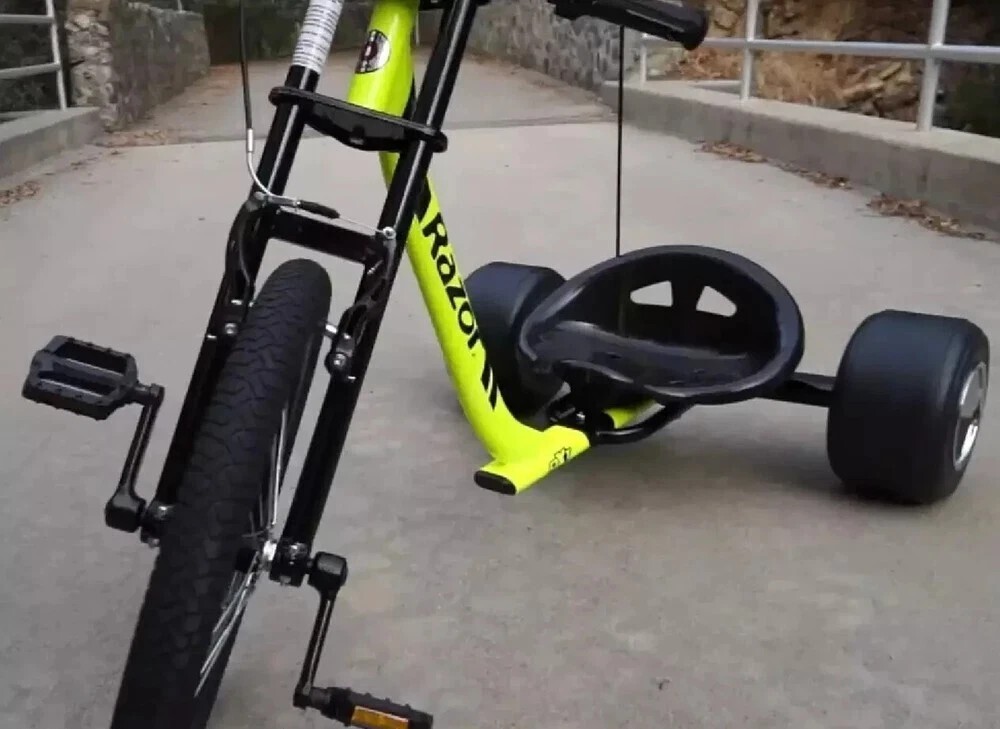 Adult Big Wheel Tricycle Drift Bike Razor 3 Wheel Trike Full Size