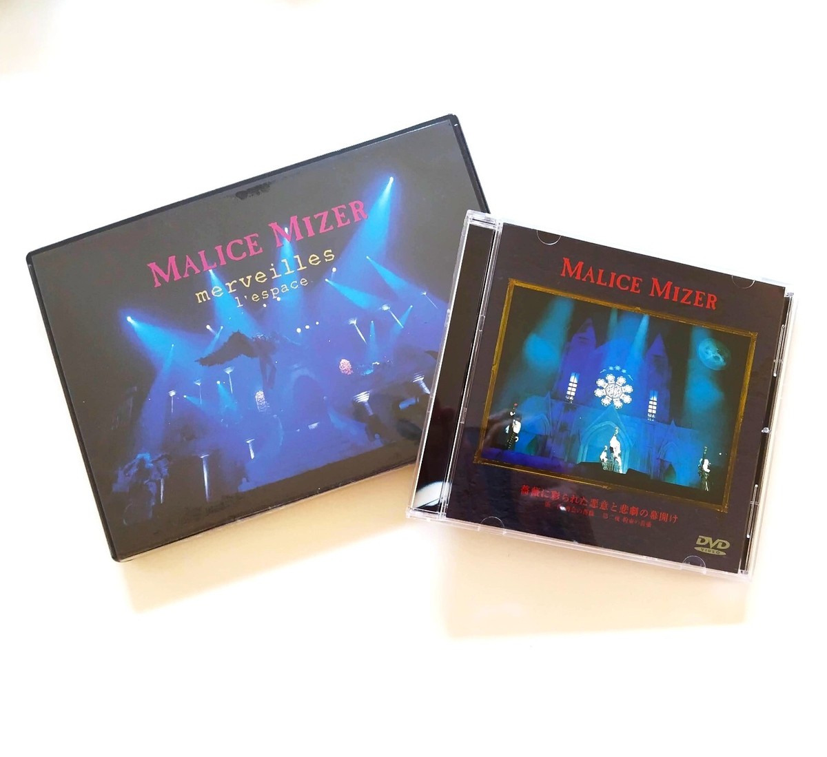 MALICE MIZER Live 2 DVD merveilles l'espace + The Beginning of