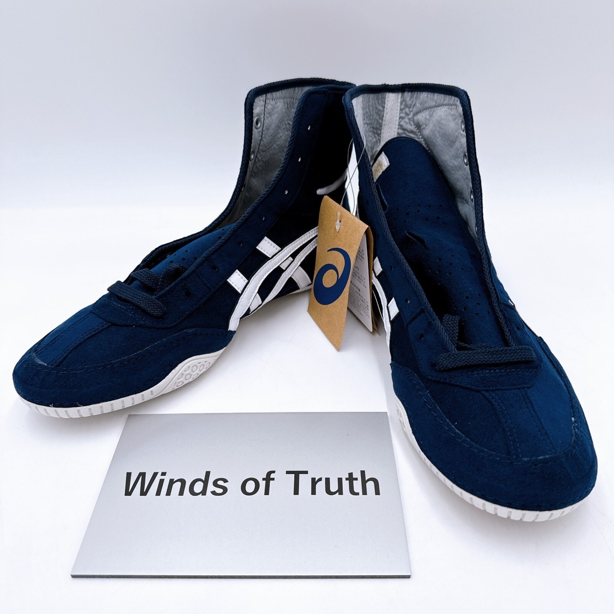 asics 最高級レスリングシューズ EX-EOネイビー 26cm asics 最高級