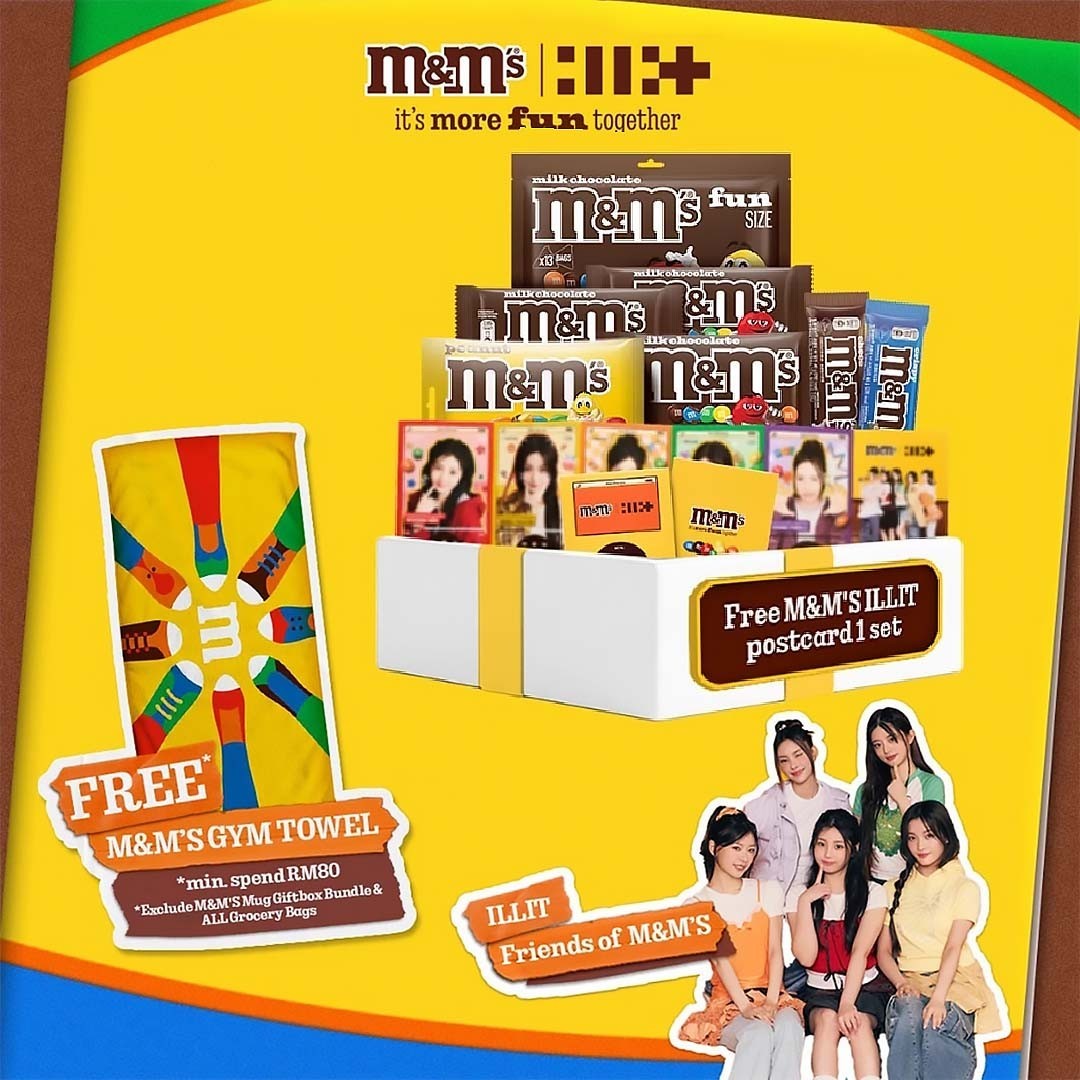 M&M x ILLIT Chocolate Bundle 2025 Exclusive Limited Edition + Free
