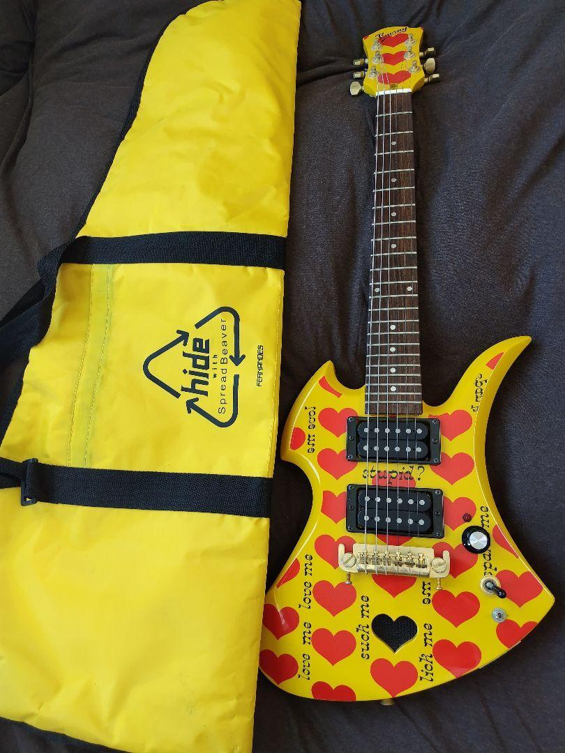 ☆BURNY☆MG Yellow Heart Jr. MG-Jr. アンプ内蔵ミニギター