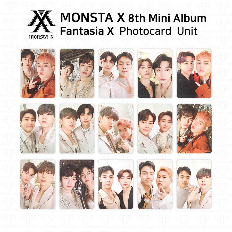 MONSTA X 8th Mini Album Fantasia X Offcial Photocard Unit Version