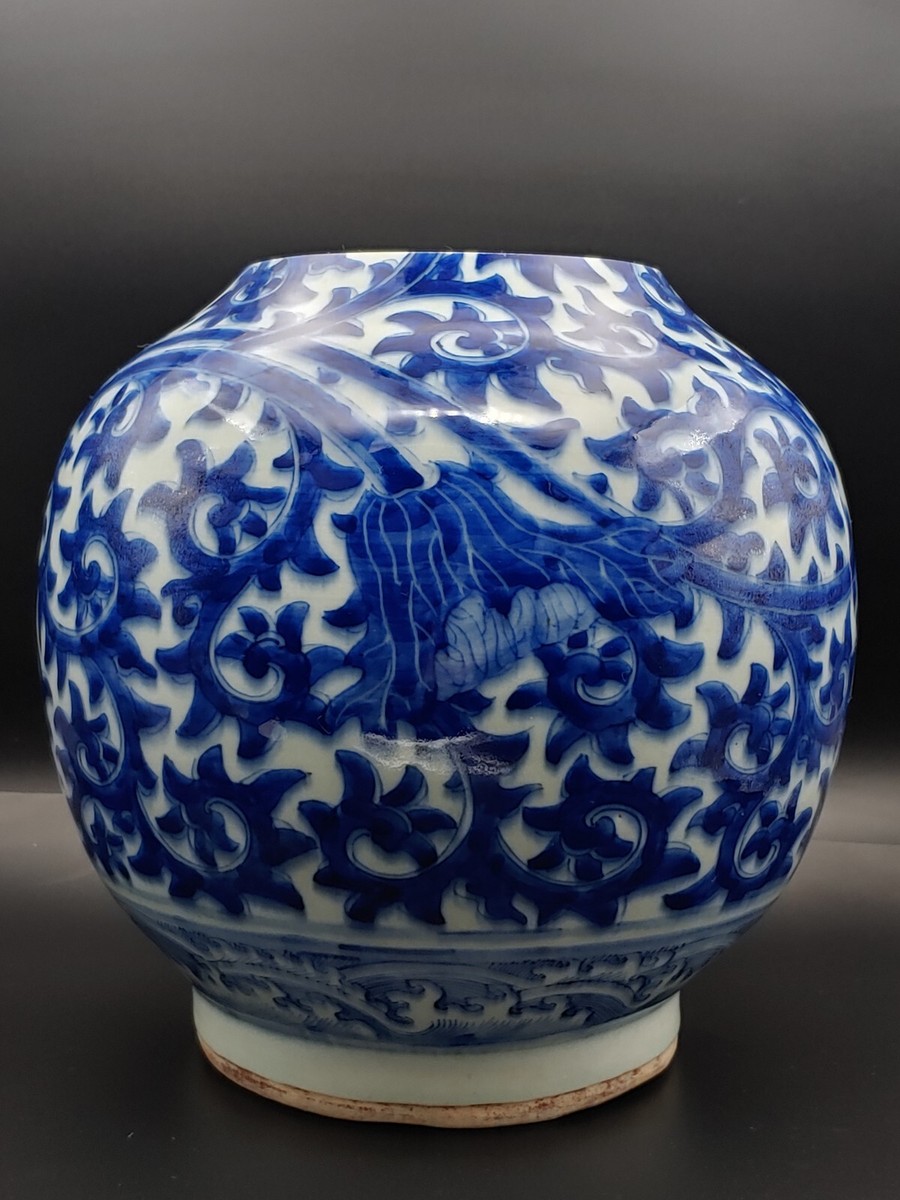 唐物 辰砂蘋果尊 大清康煕年製 款 文房四宝 水洗 中国美術 古玩 SH56