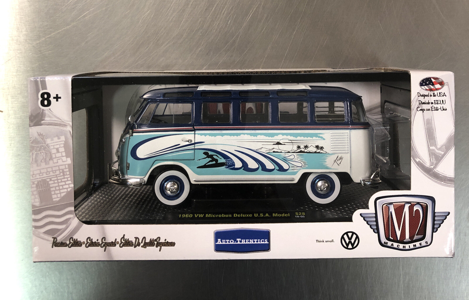 m2マシーン 1/24 1960 VW マイクロバス デラックス USAモデル