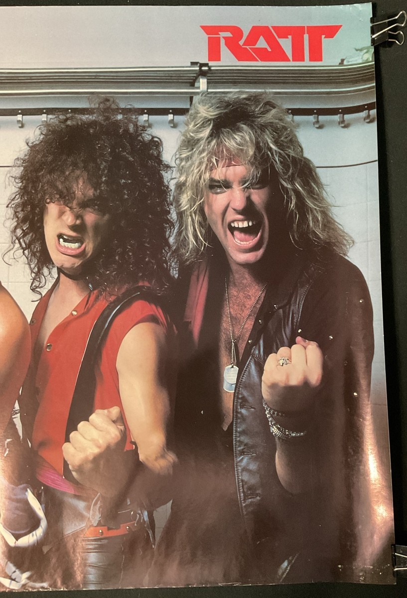 シャーベル社宣伝用ポスター1980年代当時物RATT