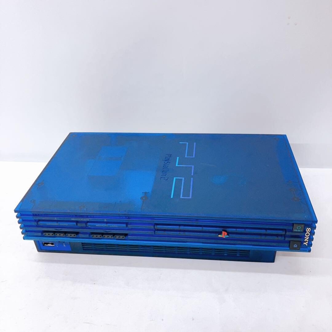 Sony Playstation2 PS2 Ocean Blue SCPH-3700 Limited Color Japanese