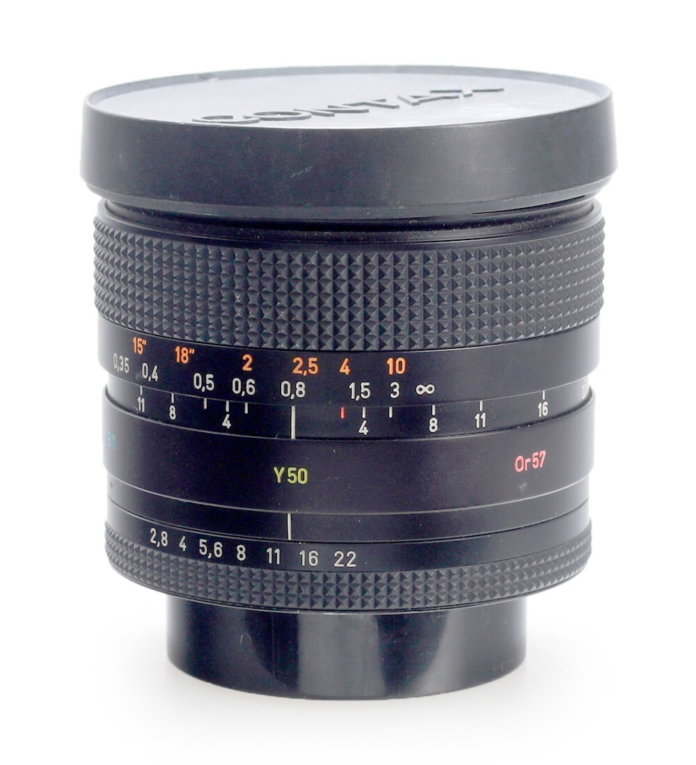 FedEx]Contax Carl Zeiss F-Distagon T* 16mm f/2.8 AE Fisheye | eBay