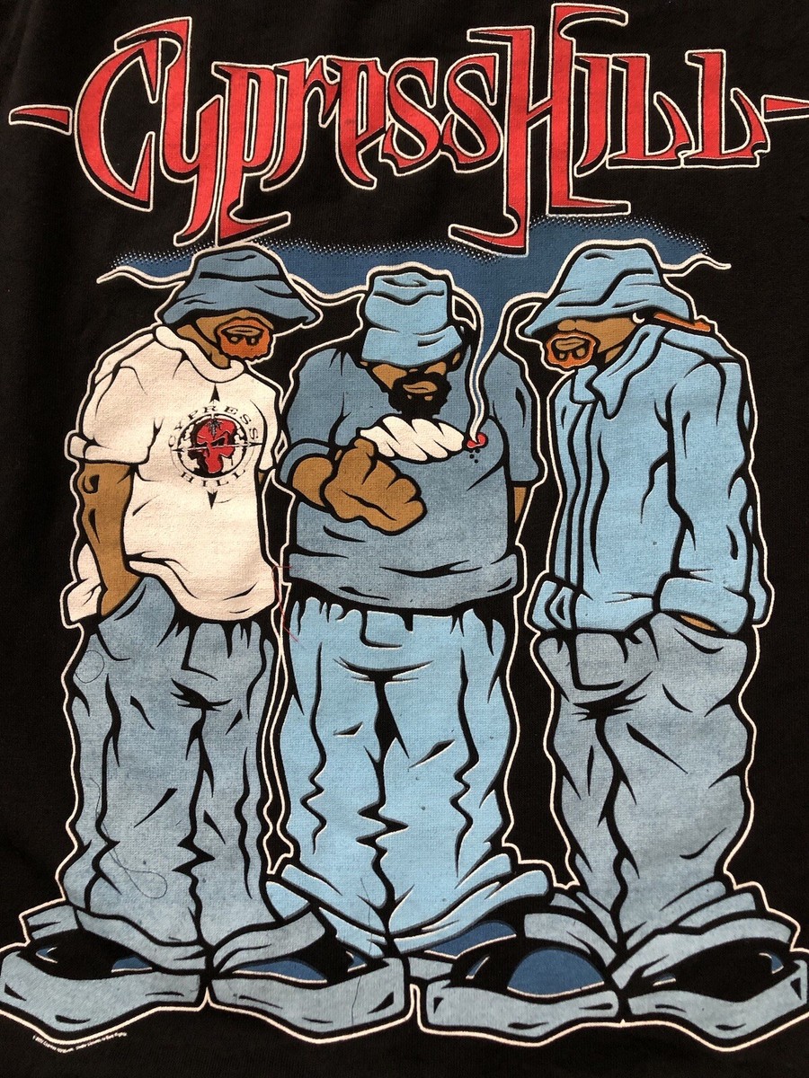 Official Cypress Hill DVX 90s Rap Tee Hip Hop Men's Limited RARE T