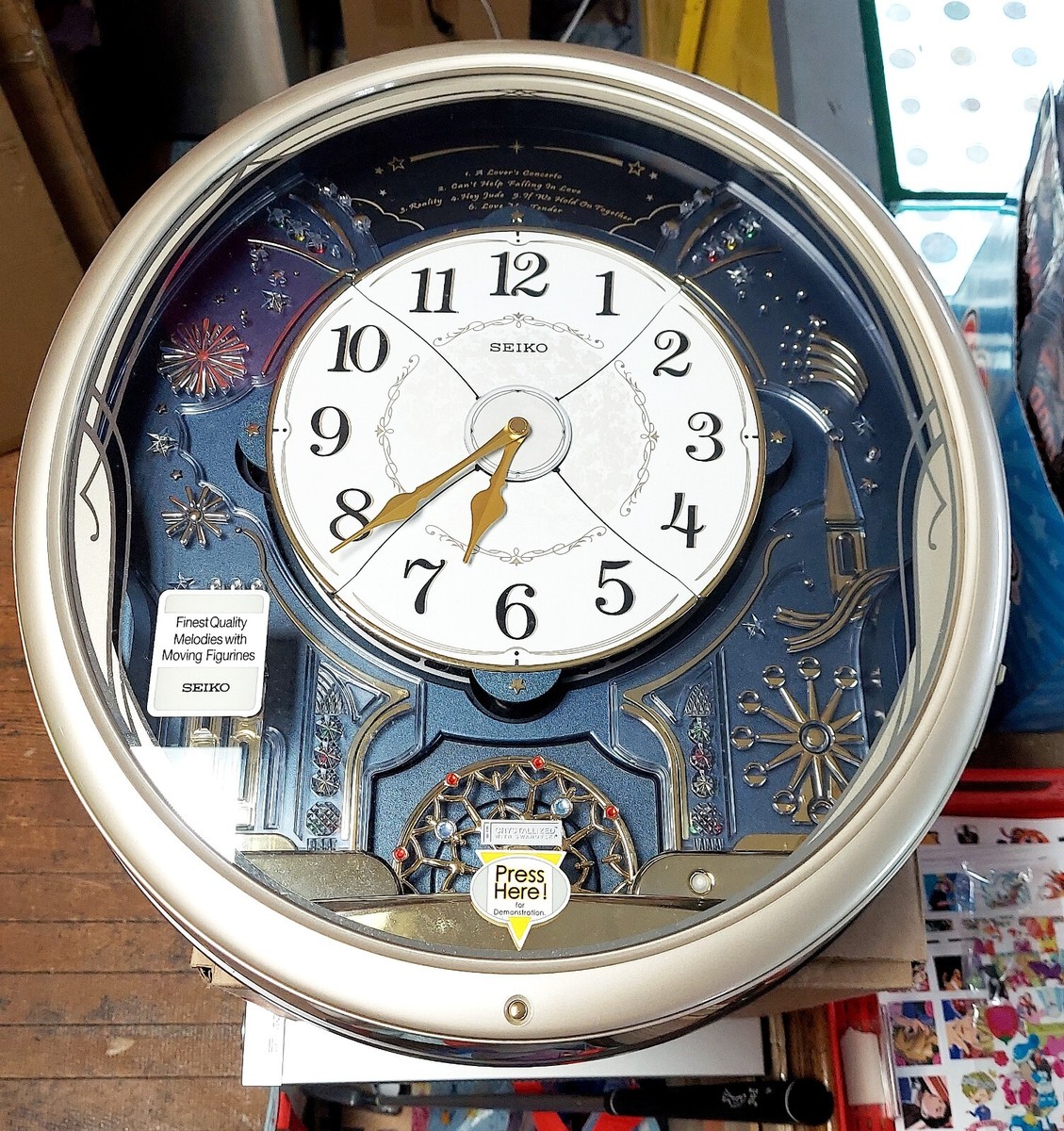SEIKO KARIKURI Melody in Motion Wall Clock - RARE from Japan | eBay