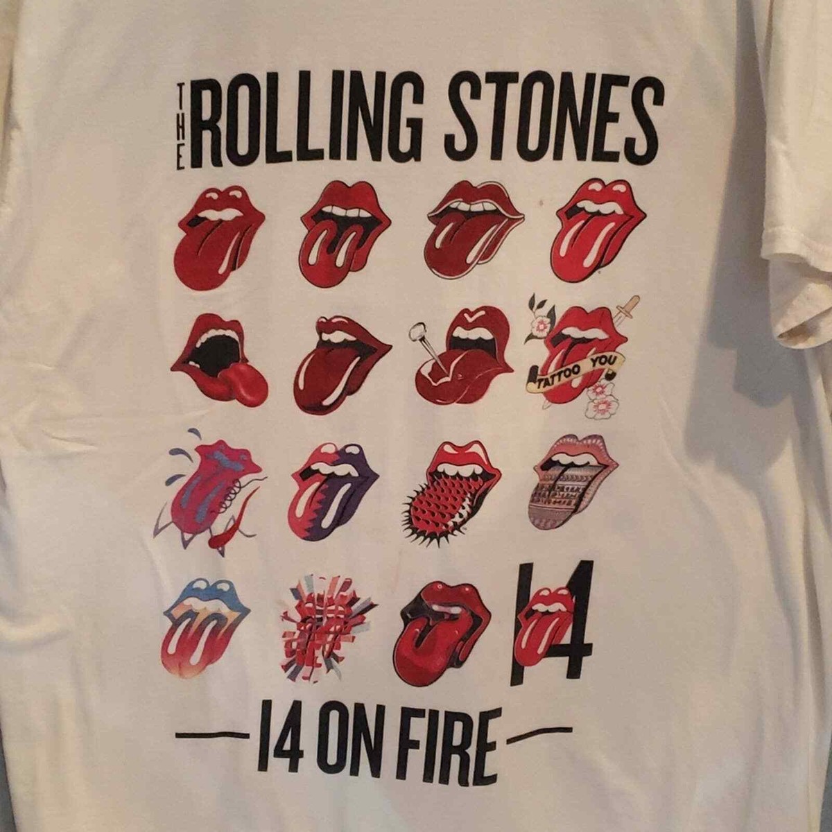 Rolling Stones T-Shirt, Size M, Tour 2014 | eBay