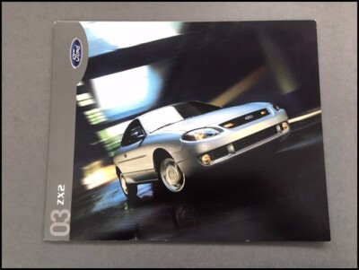 2003 Ford ZX2 Escort Original Car Dealer Sales Brochure | eBay